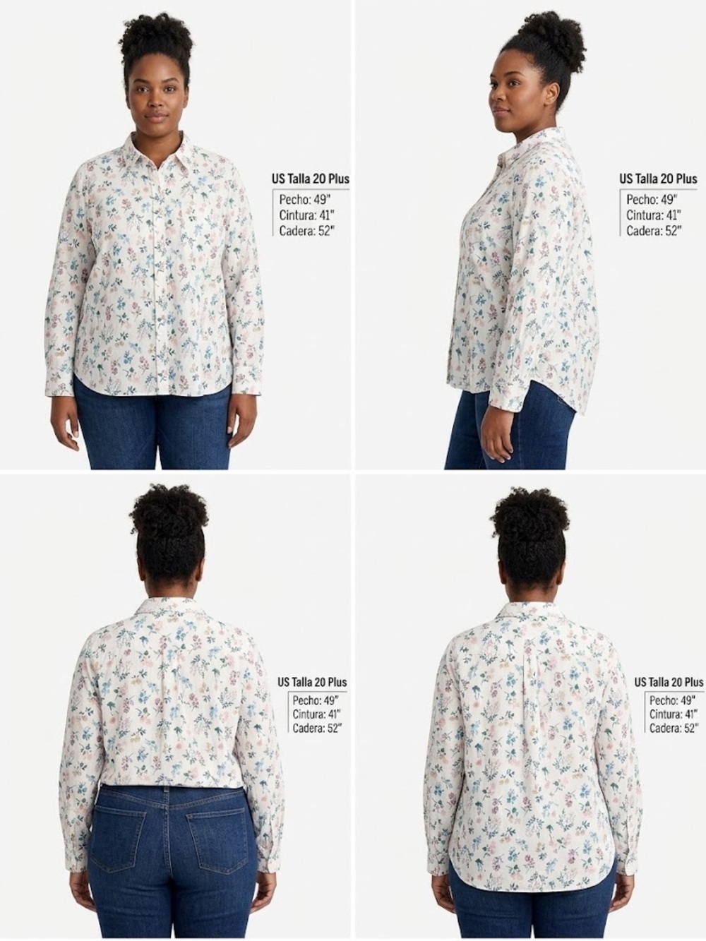 J. Crew Cream Floral Button-Up Shirt with Pastel Print - Picture 5 of 5